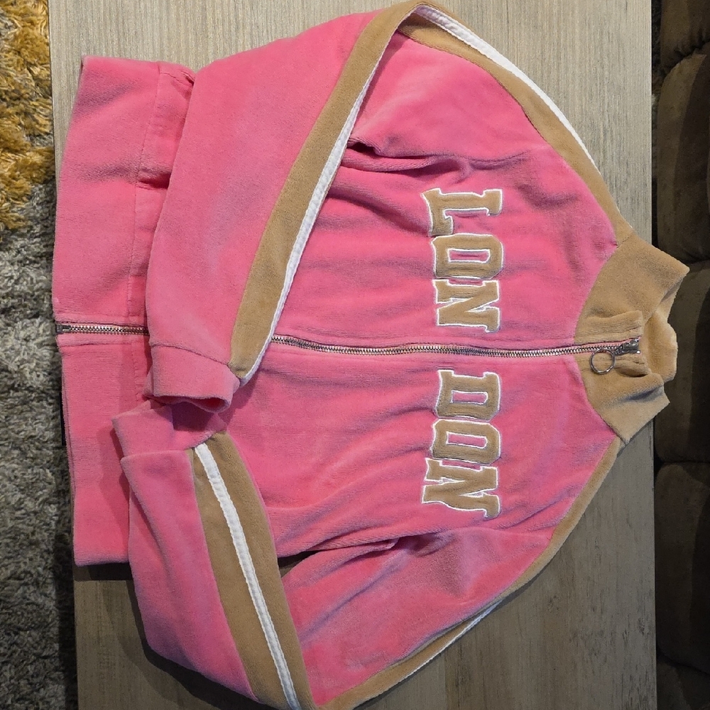 Cozy Pink and Tan Kids Jacket